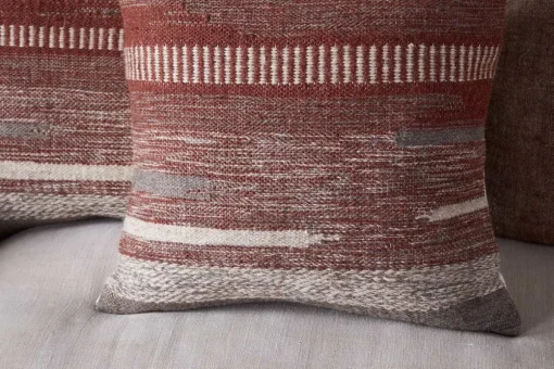 Aakash Wool Cushion Cover - Rust