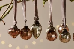 Adisa Bauble Jar - Antique Gold & Rust (Set of 16)