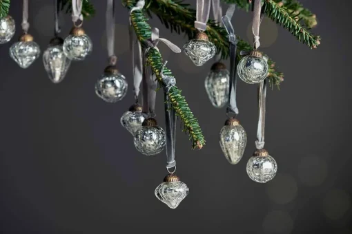 Adisa Bauble Jar - Antique Silver (Set of 16)