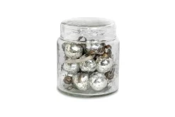 Adisa Bauble Jar - Antique Silver (Set of 16)