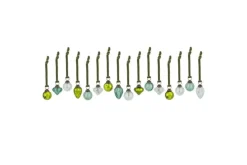 Adisa Bauble Jar - Mixed Green & Clear (Set of 16)