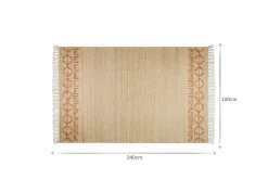 Akari Jute & Cotton Rug - Natural