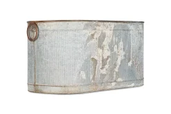 Akasa Trough Planter - Zinc