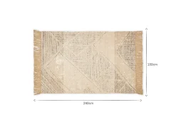 Anaisha Cotton & Jute Rug - Natural & Grey