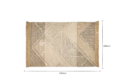 Anaisha Cotton & Jute Rug - Natural & Grey