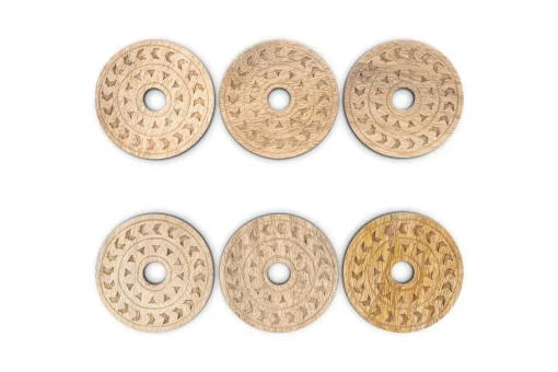 Anali Mango Wood Coasters - Natural