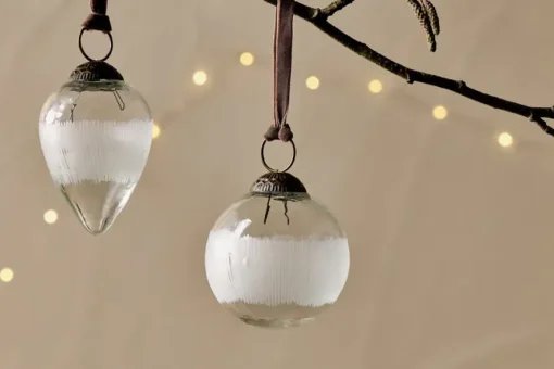 Anara Etched Bauble - (Set of 4)