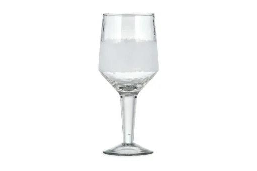 Anara Etched Wine Glass - Clear - (Set of 4) - Large