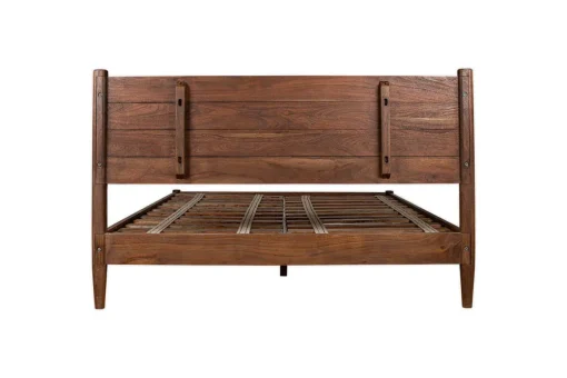Anbu Acacia Bed - Washed Walnut
