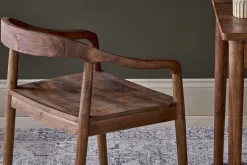 Anbu Acacia Dining Chair - Washed Walnut