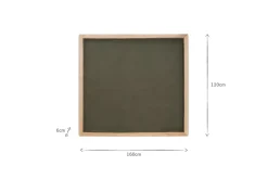 Anesha Upholstered Linen Headboard - Olive Green