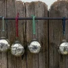 Antique Gold Baubles (Set of 4)