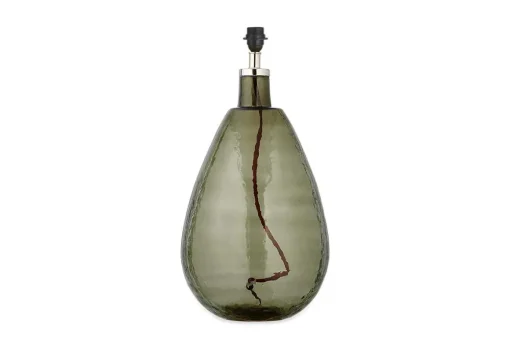 Baba Recycled Glass Lamp - Green - Large Tall