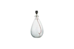Baba Recycled Glass Lamp - Clear - Small Tall
