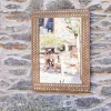 Bahula Decorative Outdoor Mirror - Rust