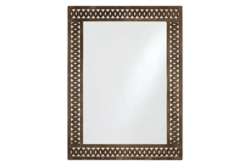 Bahula Decorative Outdoor Mirror - Rust