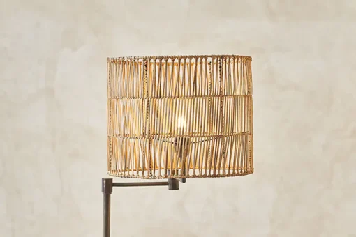 Banso Wicker Lampshade - Natural - Large