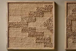 Bawal Hemp & Jute Wall Art - Natural
