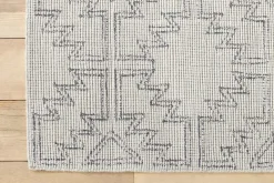 Bidiru Wool & Recycled Cotton Rug - Black & Off White