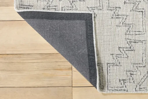 Bidiru Wool & Recycled Cotton Rug - Black & Off White