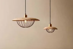 Chakai Wood & Metal Pendant - Small