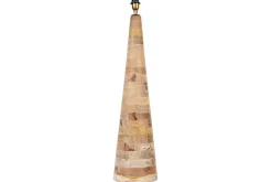 Chameli Tapered Mango Wood Floor Lamp