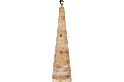 Chameli Tapered Mango Wood Floor Lamp