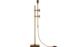 Chintala Iron Table Lamp - Antique Brass