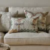 Dantri Jute & Cotton Cushion Cover - Soft Grey