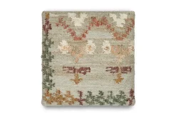 Dantri Jute & Cotton Cushion Cover - Soft Grey