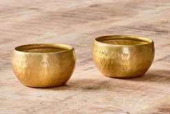 Darani Tealights - Antique Brass (Set of 2)