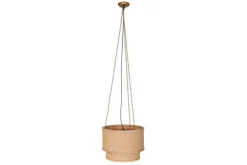 Darat Mango Wood & Jute Pendant - Natural