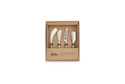 Darsa Cheese Knife Set - Brushed Gold (Set of 4)