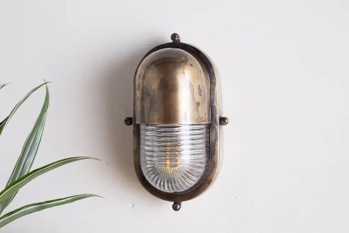 Denaya Outdoor Wall Lamp - Antique Brass