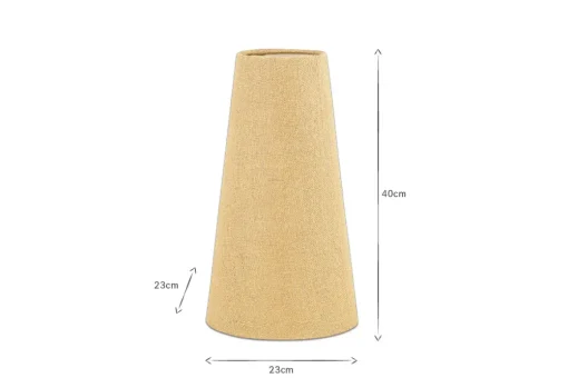 Dia Jute Tall Lampshade - Natural