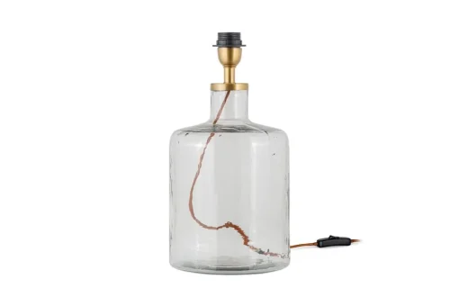 Edina Recycled Glass Table Lamp - Clear - Small