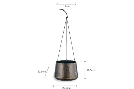 Endo Reclaimed Iron Hanging Planter