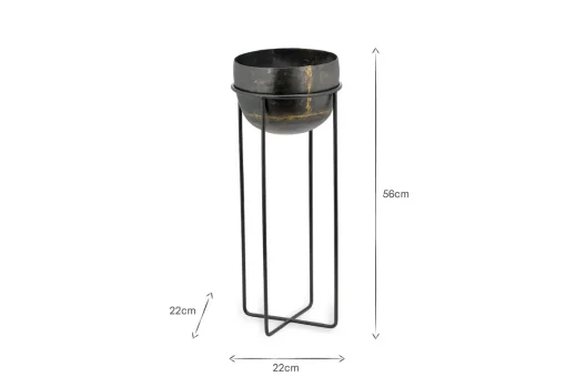 Endo Reclaimed Iron Planter Stand