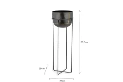 Endo Reclaimed Iron Planter Stand