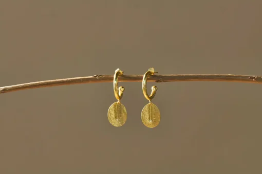 Esta Hoop Earrings - Gold  - One Size