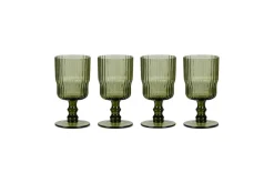 Fali Wine Glass - Olive - (Set of 4)