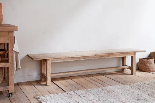 Fioni Reclaimed Wood Bench - Natural