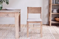 Fioni Reclaimed Wood Dining Chair - Natural