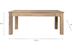 Fioni Reclaimed Wood Dining Table - Natural