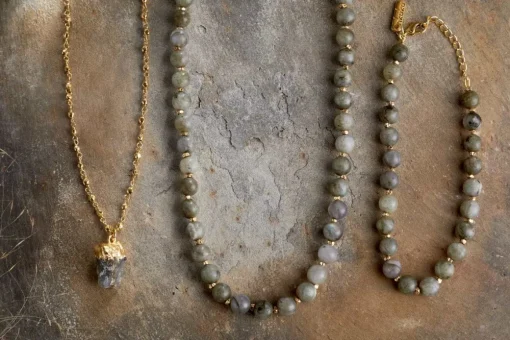 Hadari Labradorite Necklace - Gold