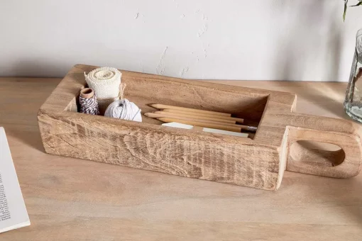 Hanwa Reclaimed Wood Traditional Storage Pot
