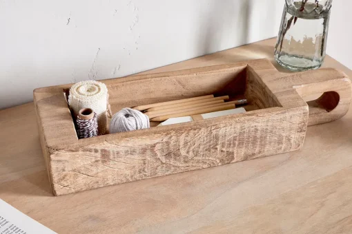 Hanwa Reclaimed Wood Traditional Storage Pot