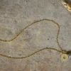 Hiral Labradorite Necklace - Gold