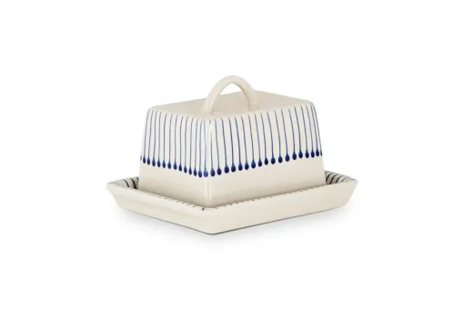 Iba Butter Dish - Indigo