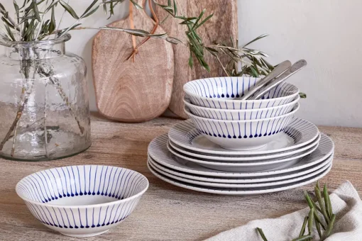 Iba Dinner Plate - Indigo